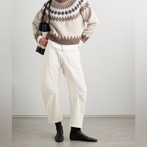 Nili Lotan Cream SHON Pants